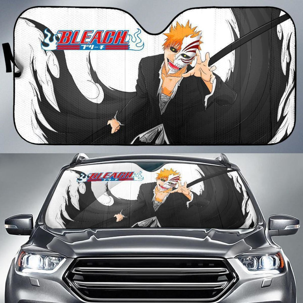 Bleach Ichigo Hollow Anime Auto Sun Shade Nh06 Universal Fit 111204 - CarInspirations