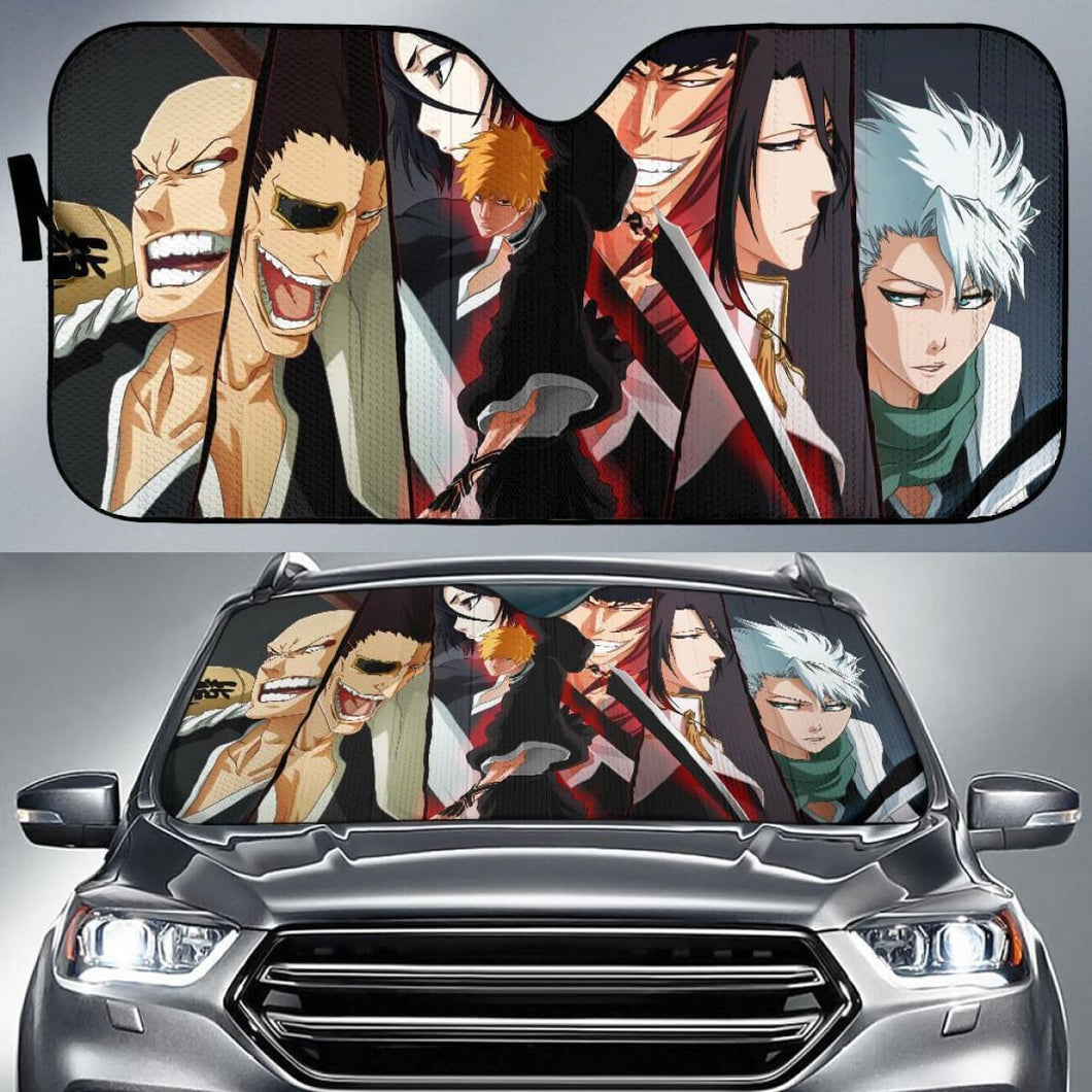 Bleach Seventh Division Leader Anime Auto Sun Shade Nh06 Universal Fit 111204 - CarInspirations