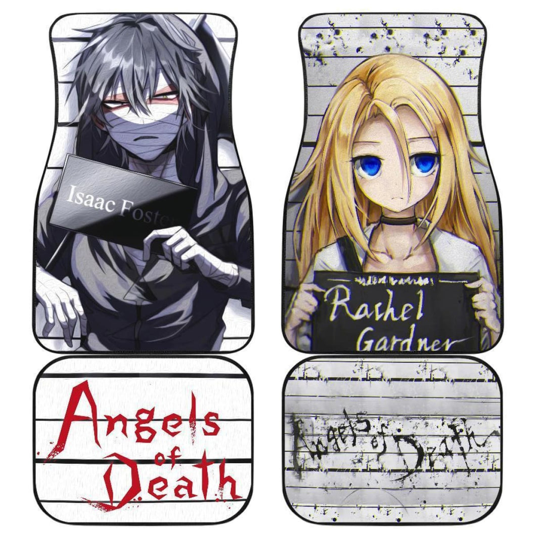 Blood Connects Us Rachel Gardner & Isaac Foster Angels Of Death Car Mats Mn04 Universal Fit 111204 - CarInspirations