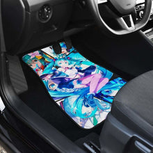 Load image into Gallery viewer, Blue Hatsune Miku Car Mats Universal Fit - CarInspirations
