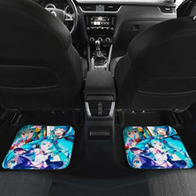 Load image into Gallery viewer, Blue Hatsune Miku Car Mats Universal Fit - CarInspirations