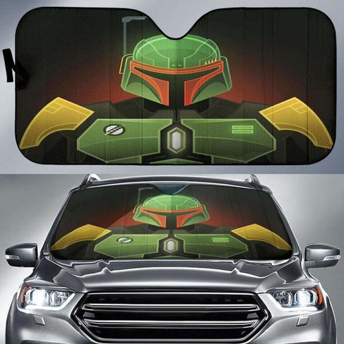 Boba Fett Auto Sun Shades 918b Universal Fit - CarInspirations