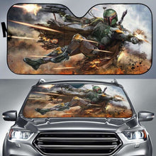 Load image into Gallery viewer, Boba Fett Car Sun Shades 918b Universal Fit - CarInspirations