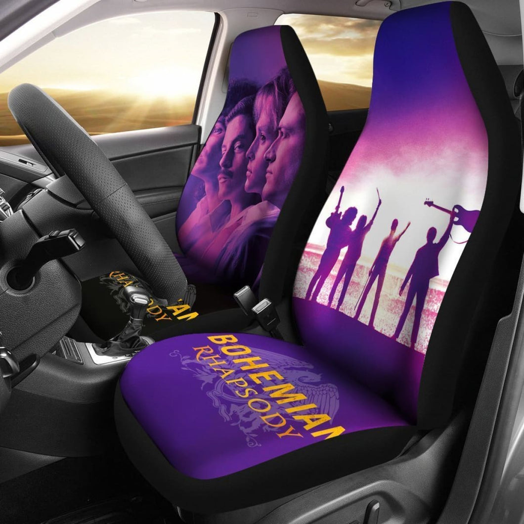Bohemian Rhapsody Rock Band Car Seat Covers Lt03 Universal Fit 225721 - CarInspirations