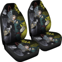 Load image into Gallery viewer, Boku Art Car Seat Covers My Hero Academia Manga Fan Gift H051520 Universal Fit 072323 - CarInspirations
