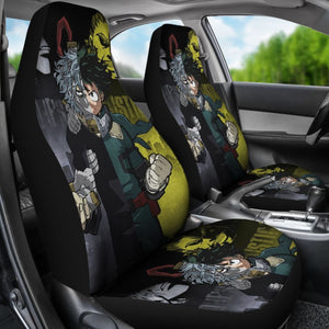 Boku Art Car Seat Covers My Hero Academia Manga Fan Gift H051520 Universal Fit 072323 - CarInspirations