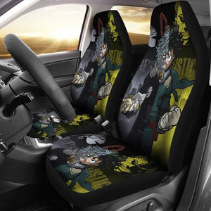 Boku Art Car Seat Covers My Hero Academia Manga Fan Gift H051520 Universal Fit 072323 - CarInspirations