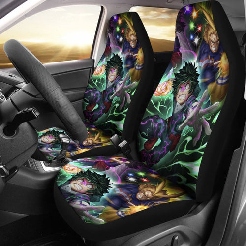 Boku My Hero Academia Car Seat Covers Manga Fan Gift H051520 Universal Fit 072323 - CarInspirations