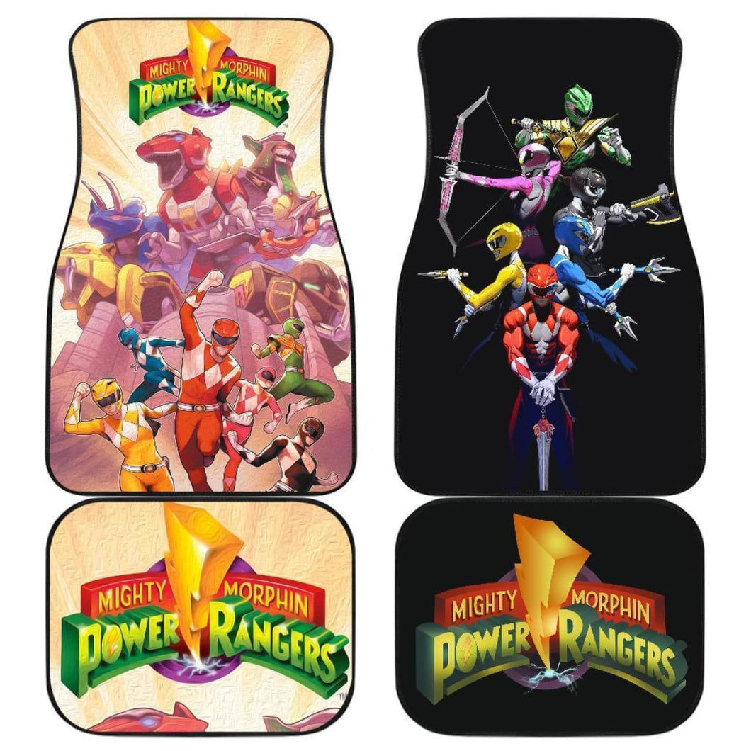 Boom Mighty Morphin Power Rangers Car Mats Mn04 Universal Fit 111204 - CarInspirations