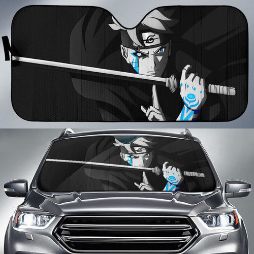 Boruto Black 4K Car Sun Shade Universal Fit 225311 - CarInspirations