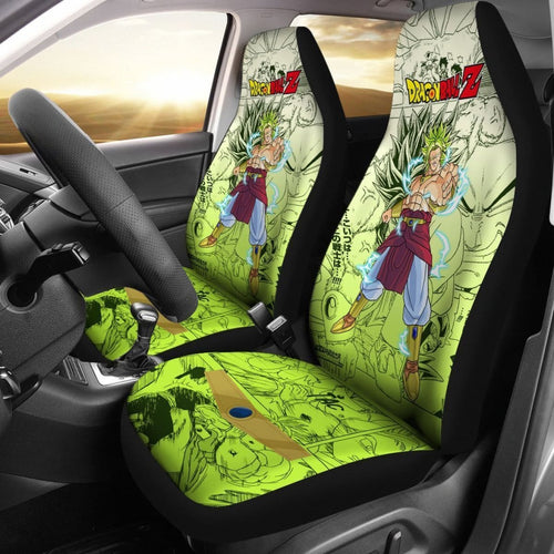 Broly Characters Dragon Ball Z Car Seat Covers Manga Mixed Anime Universal Fit 194801 - CarInspirations