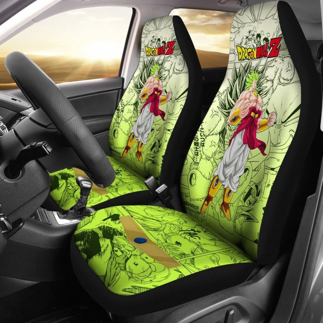 Broly Dragon Ball Z Car Seat Covers Manga Mixed Anime Universal Fit 194801 - CarInspirations