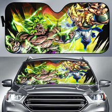Load image into Gallery viewer, Broly Vs Gogeta Car Auto Sun Shades Universal Fit 051312 - CarInspirations