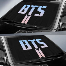 Load image into Gallery viewer, Bts Logo Car Auto Sun Shades Universal Fit 051312 - CarInspirations