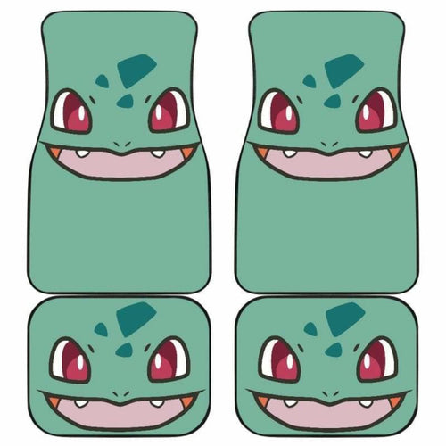 Bulbasaur Pokemon Car Floor Mats Universal Fit 051912 - CarInspirations