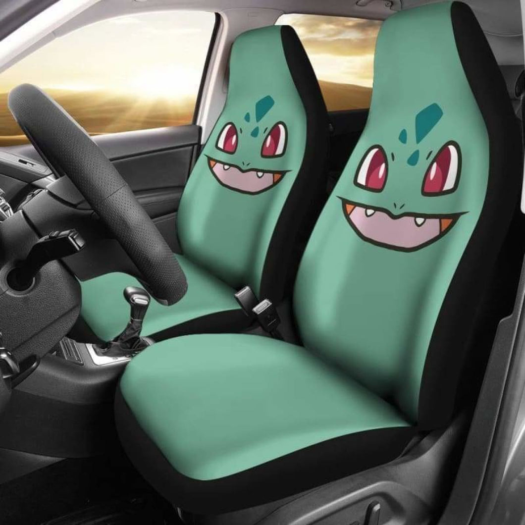 Bulbasaur Pokemon Car Seat Covers Universal Fit 051312 - CarInspirations