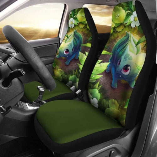Bulbasaur Pokemon Car Seat Covers Universal Fit 051312 - CarInspirations