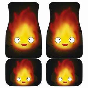 Calcifer The Movie Funny Fire Car Floor Mats Universal Fit 051012 - CarInspirations