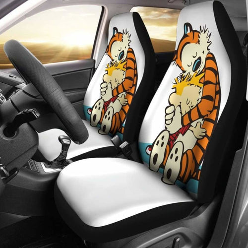 Calvin And Hobbes Car Seat Covers 100421 Universal Fit - CarInspirations