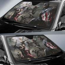 Load image into Gallery viewer, Captain America Marvel Team Car Sun Shades Movie Universal Fit 051012 - CarInspirations