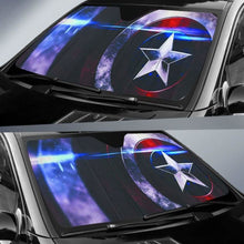 Load image into Gallery viewer, Captain america shield auto sun shades 918b Universal Fit - CarInspirations