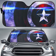 Load image into Gallery viewer, Captain america shield auto sun shades 918b Universal Fit - CarInspirations