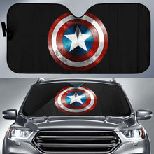 Load image into Gallery viewer, Captain America Shield Car Auto Sun Shades Universal Fit 051312 - CarInspirations