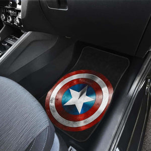 Captain America Shield End Game Marvel Car Floor Mats Universal Fit 051012 - CarInspirations