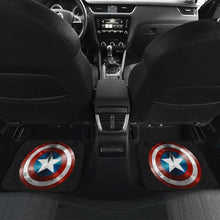 Load image into Gallery viewer, Captain America Shield &amp; Hammer Car Floor Mats Universal Fit 051012 - CarInspirations