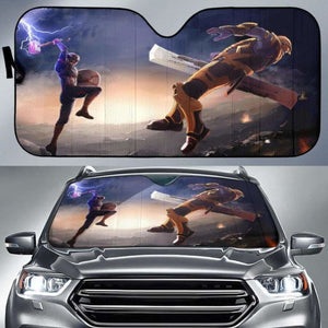 Captain America Vs Thanos Car Sun Shades 918b Universal Fit - CarInspirations