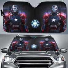 Load image into Gallery viewer, Captain America Wears Iron Man Car Sun Shades Marvel Universal Fit 051012 - CarInspirations