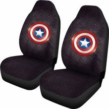 Load image into Gallery viewer, Captain American Car Seat Covers Universal Fit 051012 - CarInspirations