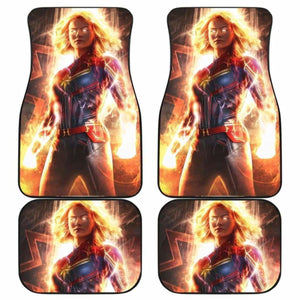 Captain Marvel Fighting Mode New Car Floor Mats Universal Fit 051012 - CarInspirations
