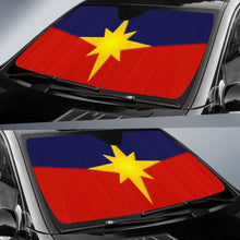 Load image into Gallery viewer, Captain Marvel Logo Sunshade Universal Fit 225311 - CarInspirations