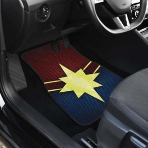 Captain Marvel Star Sign End Game Car Floor Mats Universal Fit 051012 - CarInspirations