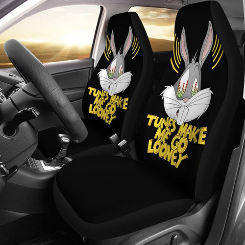 Cartoon Looney Tunes Bugs Bunny Car Seat Covers H200215 Universal Fit 225311 - CarInspirations