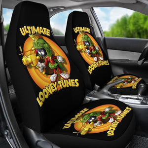 Cartoon Looney Tunes Martian Car Seat Covers H200215 Universal Fit 225311 - CarInspirations