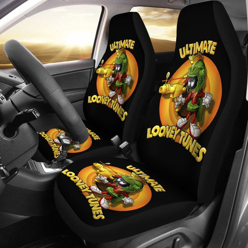 Cartoon Looney Tunes Martian Car Seat Covers H200215 Universal Fit 225311 - CarInspirations
