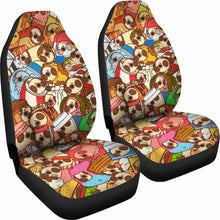 Load image into Gallery viewer, Cartoon Pugs Car Seat Covers 231303 Universal Fit - CarInspirations