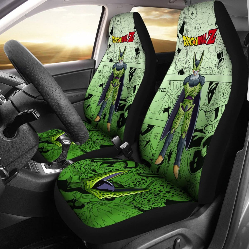 Cell Characters Dragon Ball Z Car Seat Covers Manga Mixed Anime Universal Fit 194801 - CarInspirations