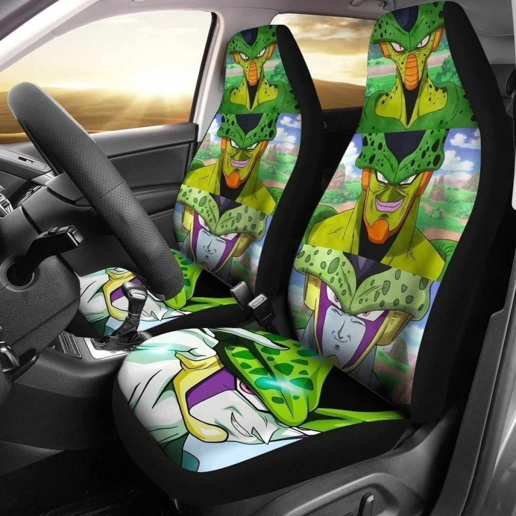 Cell Transformation Dragon Ball Car Seat Covers Universal Fit 194801 - CarInspirations