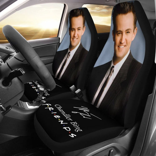 Chandler Bing Signature Friends Tv Show Car Seat Covers Mn04 Universal Fit 225721 - CarInspirations