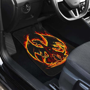Charizard Fire Dragon In Black Theme Car Floor Mats Universal Fit 051012 - CarInspirations