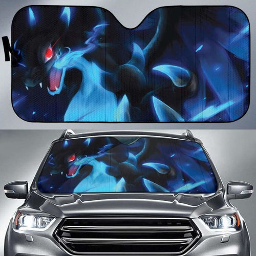 Charizard pokemon auto sun shades 918b Universal Fit - CarInspirations