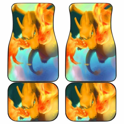 Charizard Pokemon Fire Dragon Car Floor Mats Universal Fit 051012 - CarInspirations