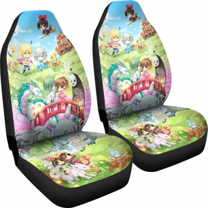 Chibi Ghibli Studio Car Seat Covers Universal Fit 051012 - CarInspirations