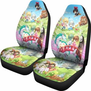 Chibi Ghibli Studio Car Seat Covers Universal Fit 051012 - CarInspirations