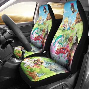 Chibi Ghibli Studio Car Seat Covers Universal Fit - CarInspirations