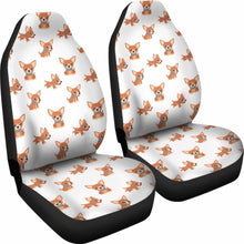 Load image into Gallery viewer, Chihuahua Cartoon White Car Seat Cover Universal Fit 052512 - CarInspirations