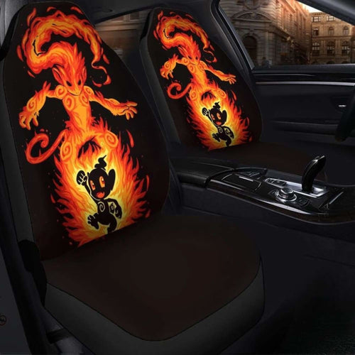 Chimchar And Infernape Seat Covers 101719 Universal Fit - CarInspirations